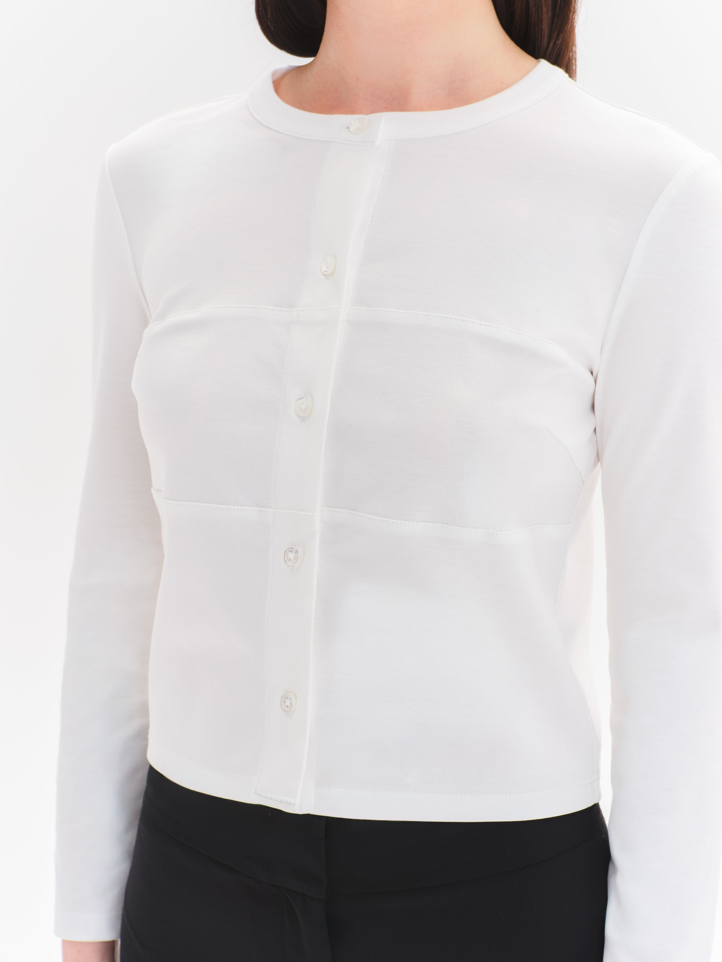 Isa Japanese Interlock Knit Cardigan