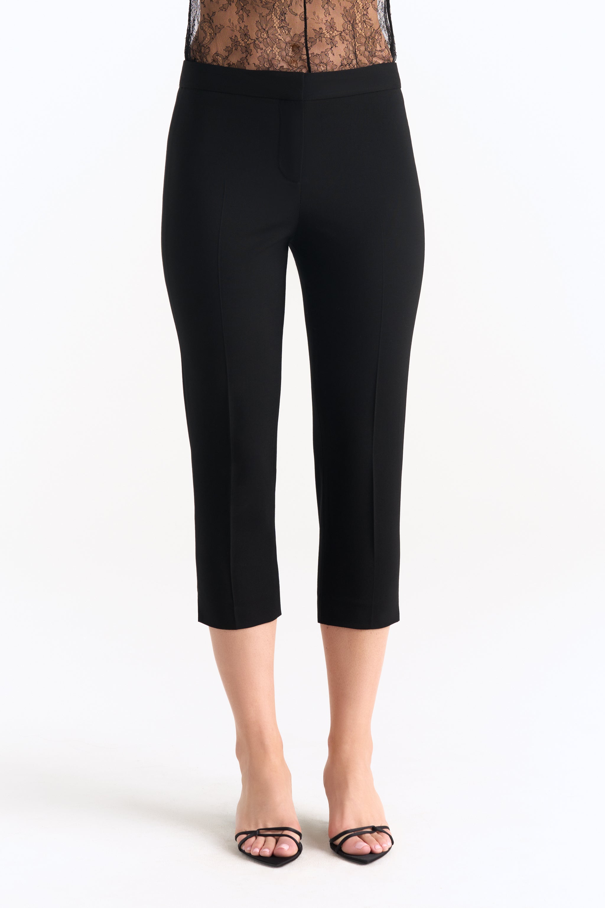 Danielle Italian Wool Capri Pant